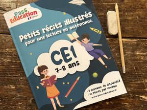 Lecture compréhension en CE1 : fichier petits récits illustrés édité par Pass-Education